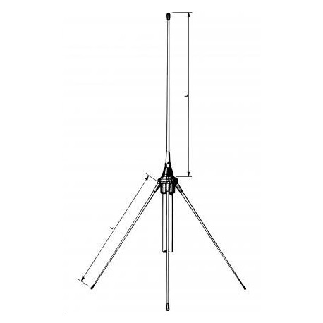 GP160 ANTENNE 1/4 ONDE VHF OMNI