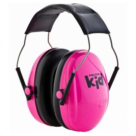 CASQUE PELTOR KID ROSE NEON