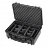 VALISE IP67 NOIRE CLOISONS CAMERA