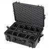 VALISE IP67 NOIRE AVEC CLOISONS