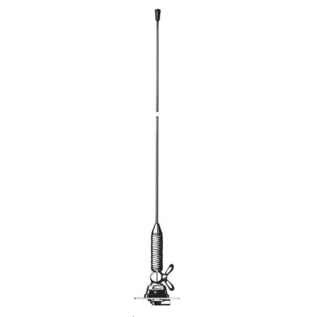 ANTENNE DE TOIT CHROME 66-88 MHZ