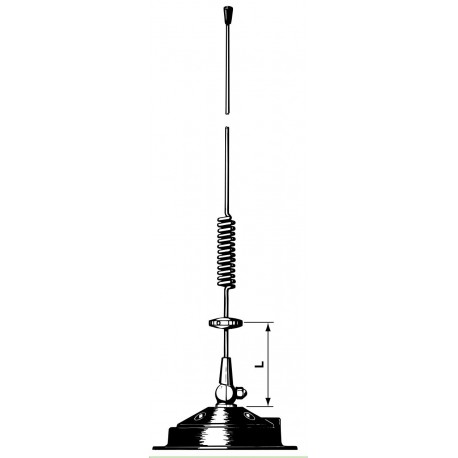 ANTENNE MAGNETIQUE NOIRE 420-450MHZ