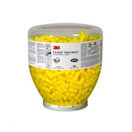 BOUCHONS 3M EAR SOFT YELLOW NEON