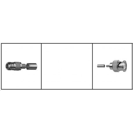 CORDON 40CM RG223 - N FEM / BNCmD