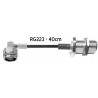 CORDON 40CM RG223 - NF PAN / NmC