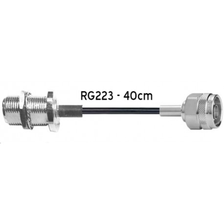 CORDON 40CM RG223 - NF PAN / Nm