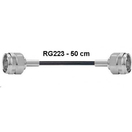 Cordon RG223 50cm N mâle-N mâle