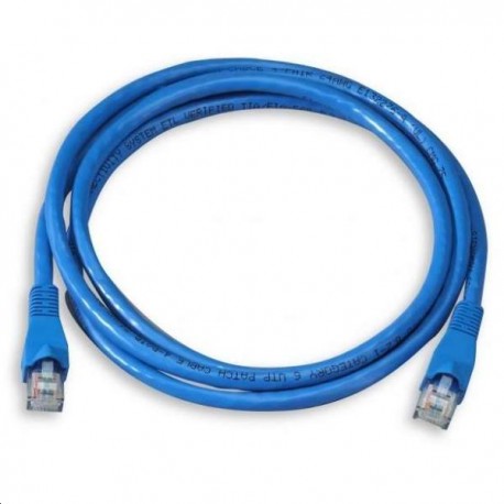 CORDON RJ45 CAT.6 5M BLEU