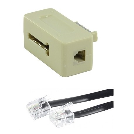 CORDON RTC 2METRES RJ11 + GIGOGNE/R