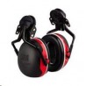 CASQUE PELTOR X3P5E ROUGE 33dB